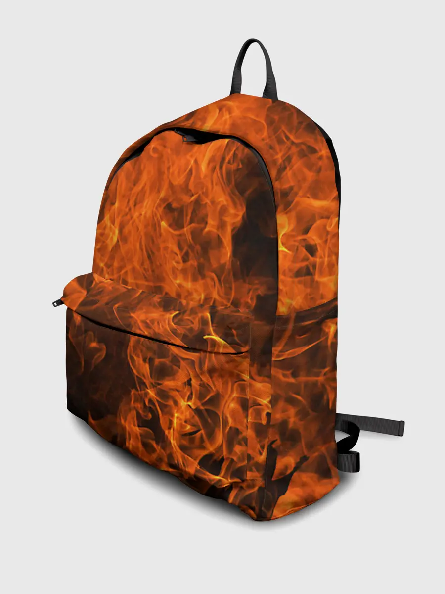 Рюкзак джинсовый / Огонь