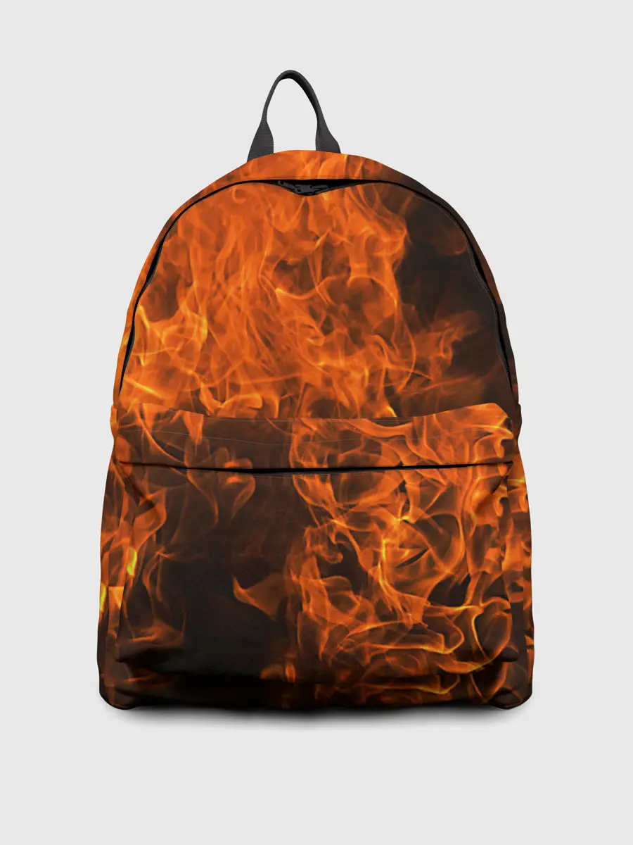 Рюкзак джинсовый / Огонь