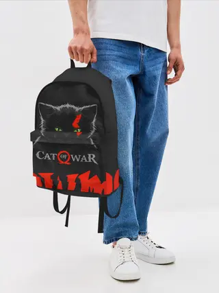 Рюкзак джинсовый / Cat of war