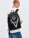 Рюкзак джинсовый / BMW V8