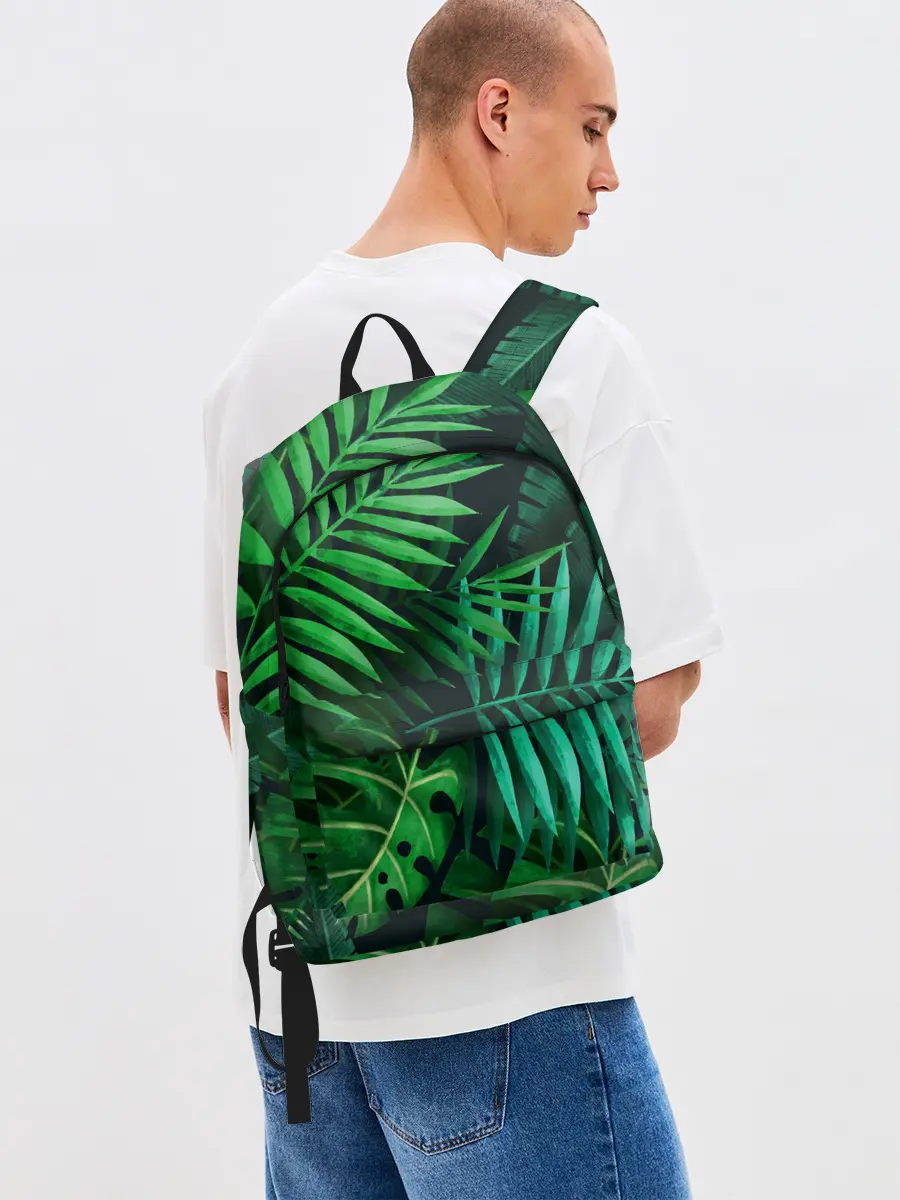 Рюкзак джинсовый / Сочные тропики