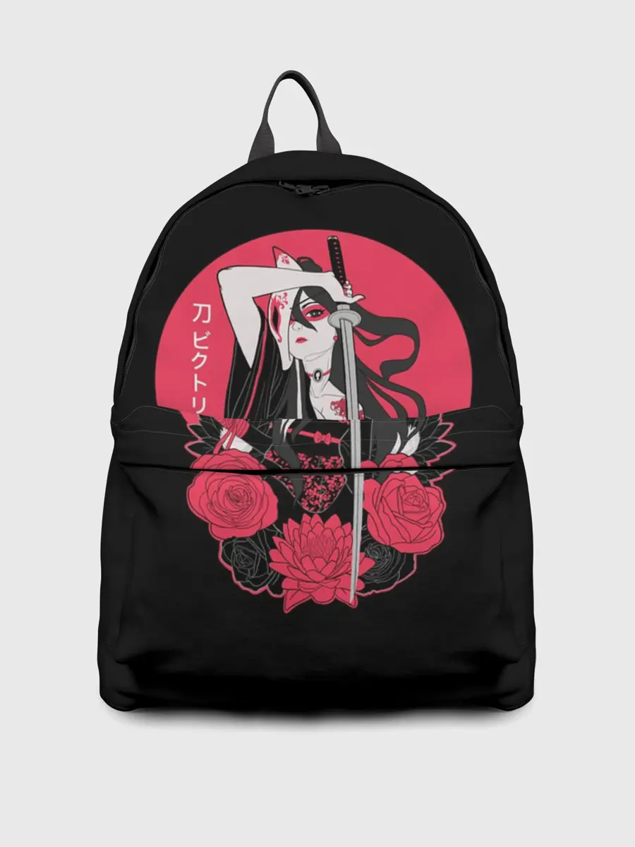 Рюкзак джинсовый / Девушка С Катаной