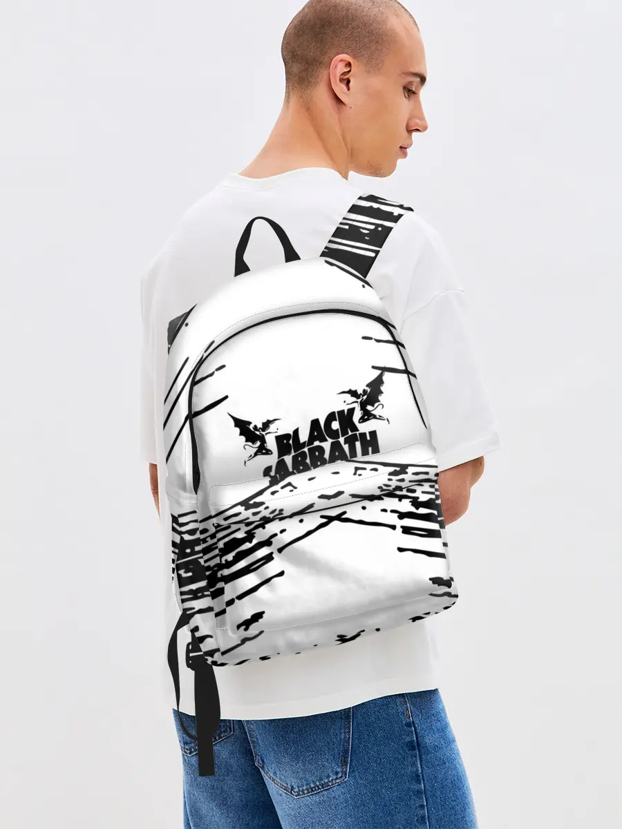 Рюкзак джинсовый / black sabbath