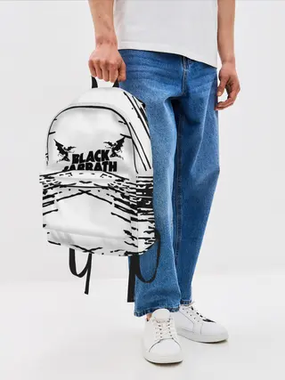 Рюкзак джинсовый / black sabbath