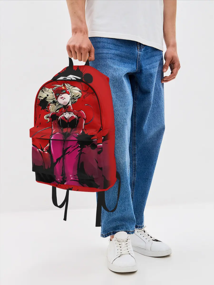 Рюкзак джинсовый / пантера persona 5