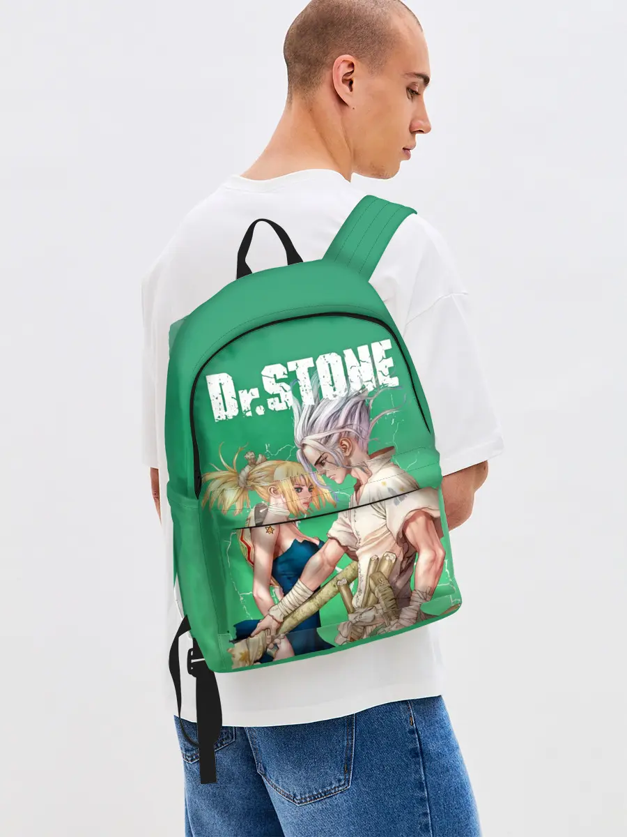 Рюкзак джинсовый / Dr. Stone