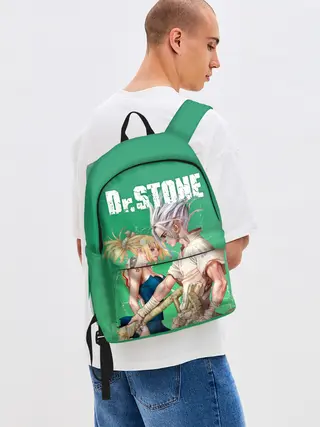 Рюкзак джинсовый / Dr. Stone