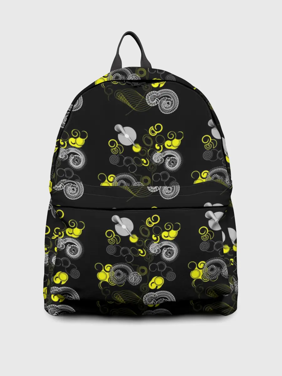 Рюкзак джинсовый / неоновая абстракция