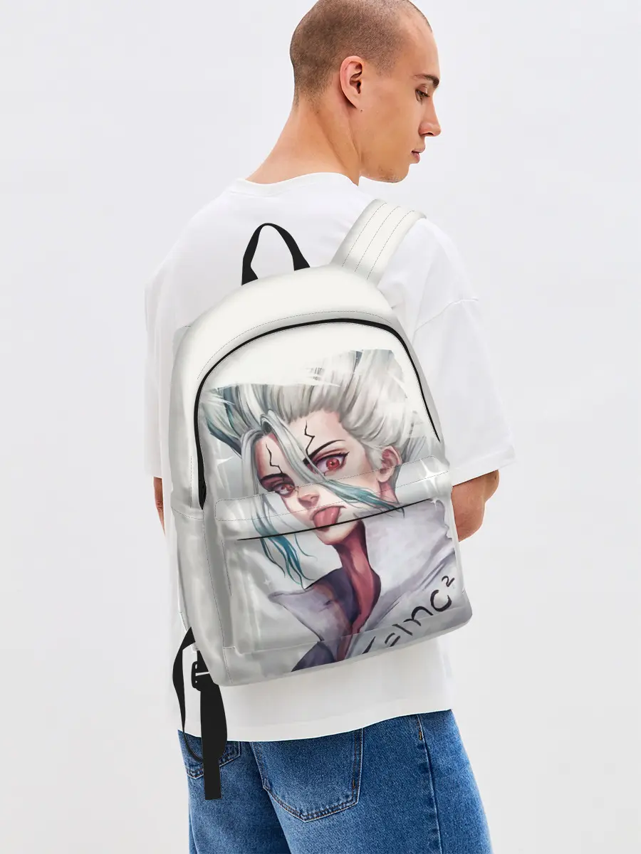 Рюкзак джинсовый / Исигами Сэнку