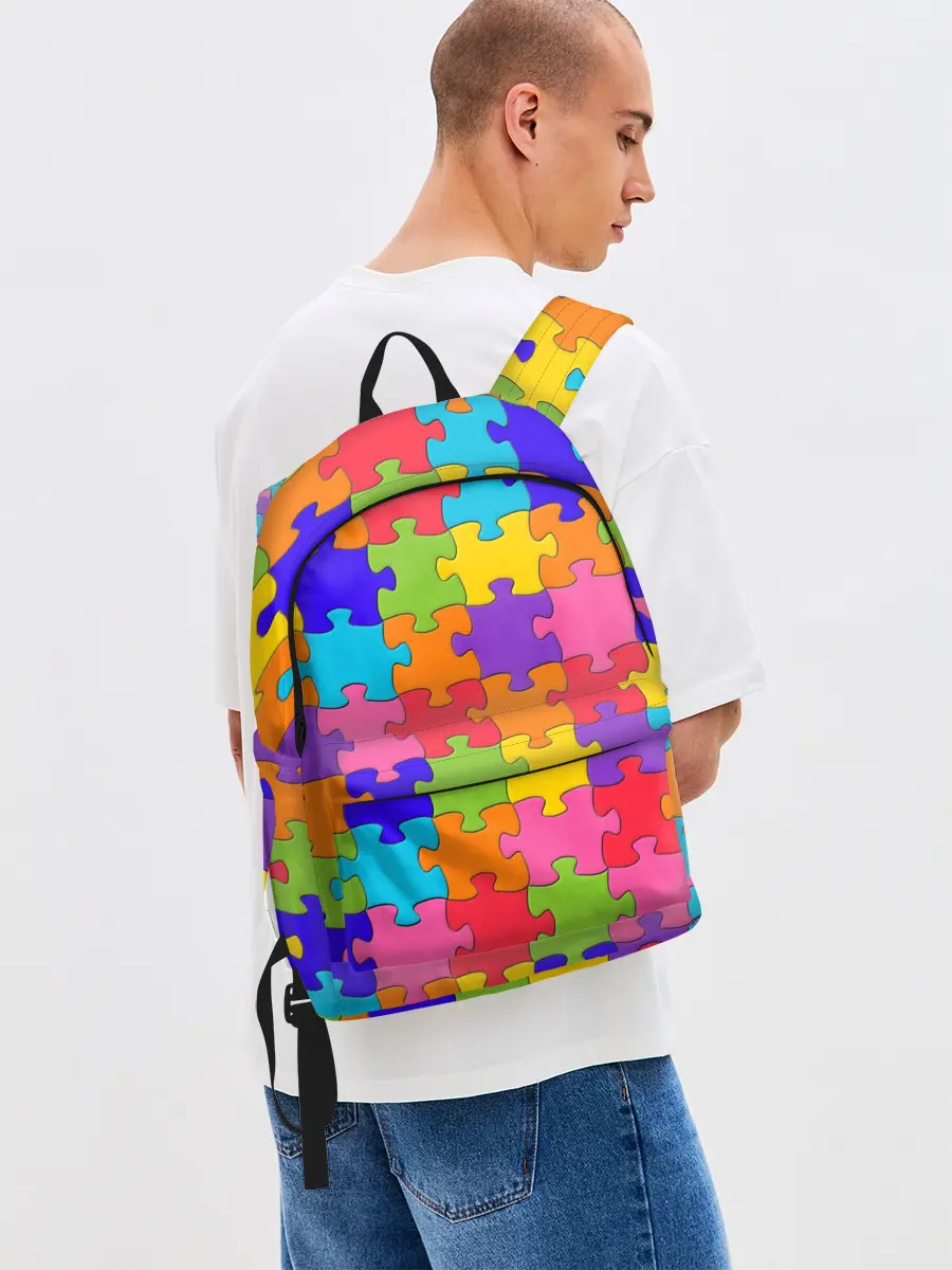 Рюкзак джинсовый / Пазлы