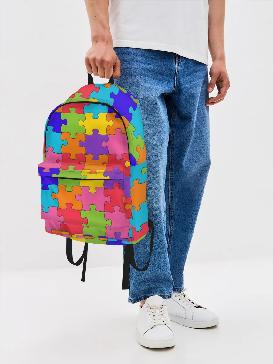 Рюкзак джинсовый / Пазлы