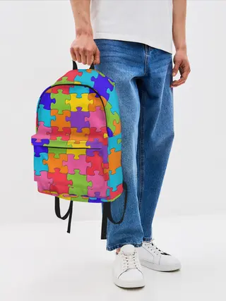 Рюкзак джинсовый / Пазлы