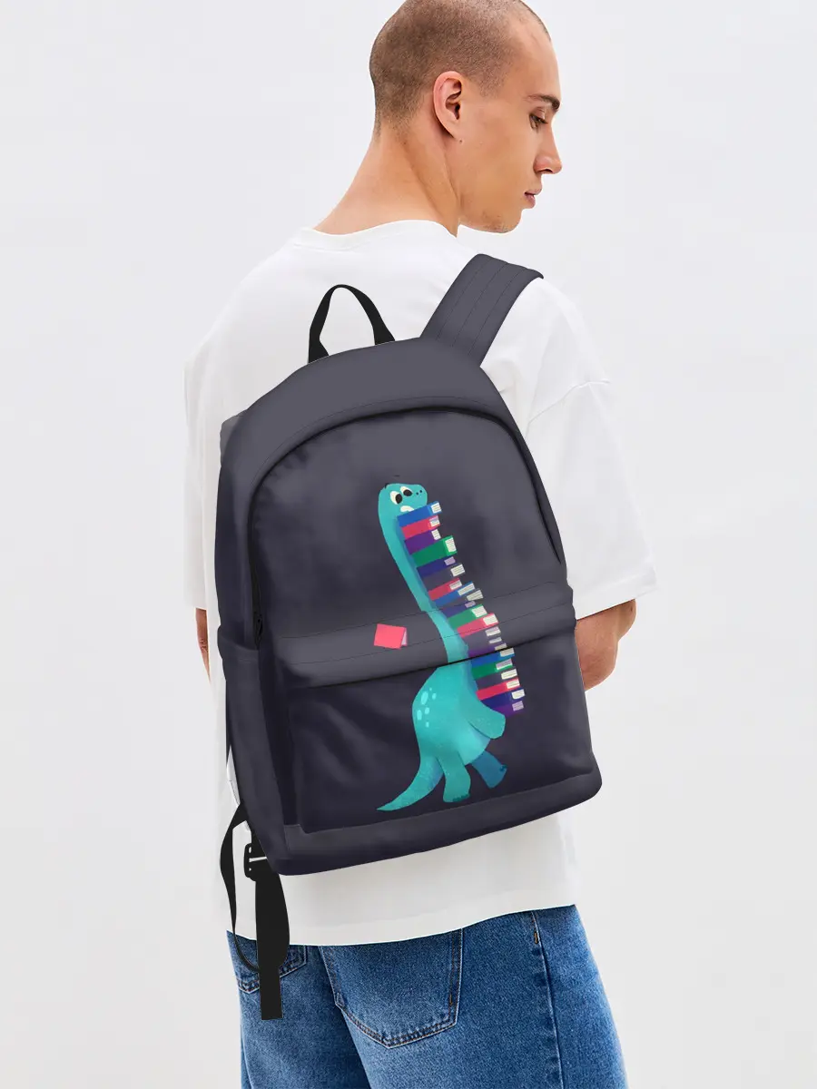 Рюкзак джинсовый / Book Dinosaur