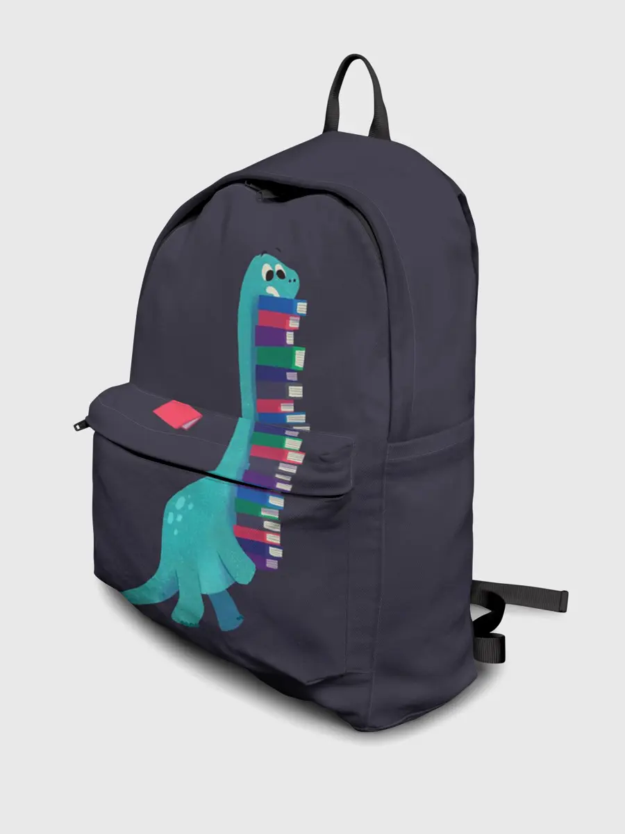 Рюкзак джинсовый / Book Dinosaur