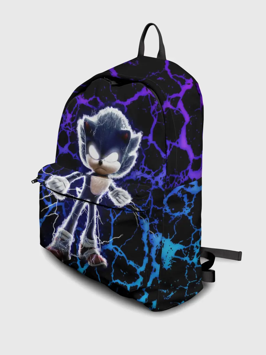 Рюкзак джинсовый / SONIC МОЛНИЯ