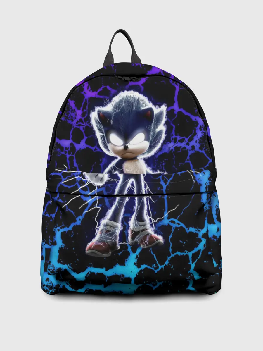 Рюкзак джинсовый / SONIC МОЛНИЯ