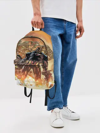 Рюкзак джинсовый / Дарксайд и парадемоны