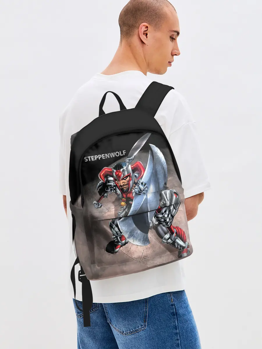 Рюкзак джинсовый / Степпенвулф из комиксов