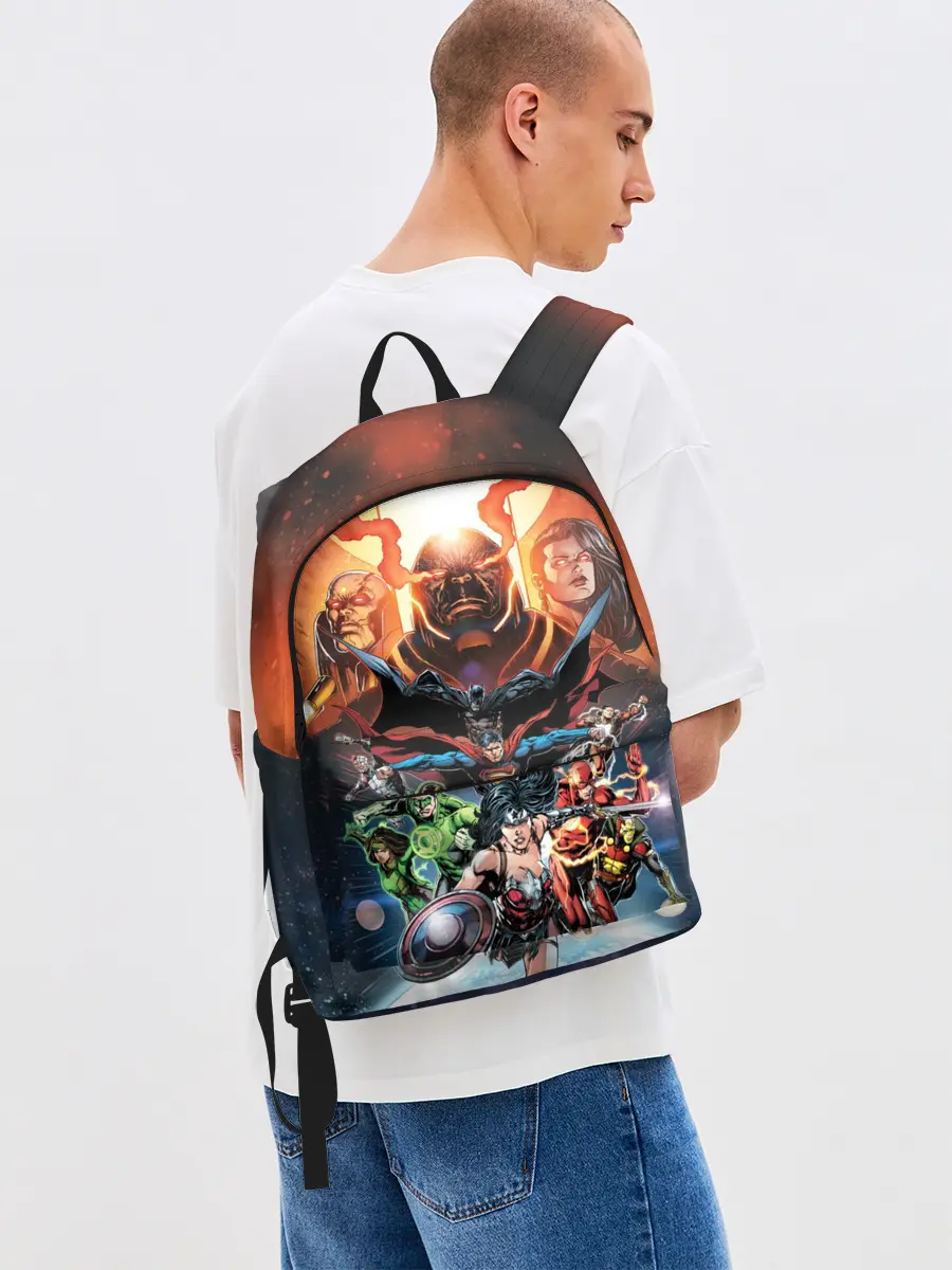 Рюкзак джинсовый / Darkseid VS Justice League