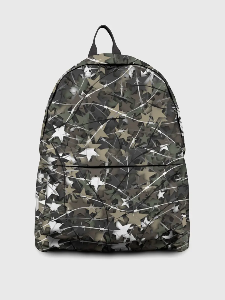 Рюкзак джинсовый / Звёзды и колючки