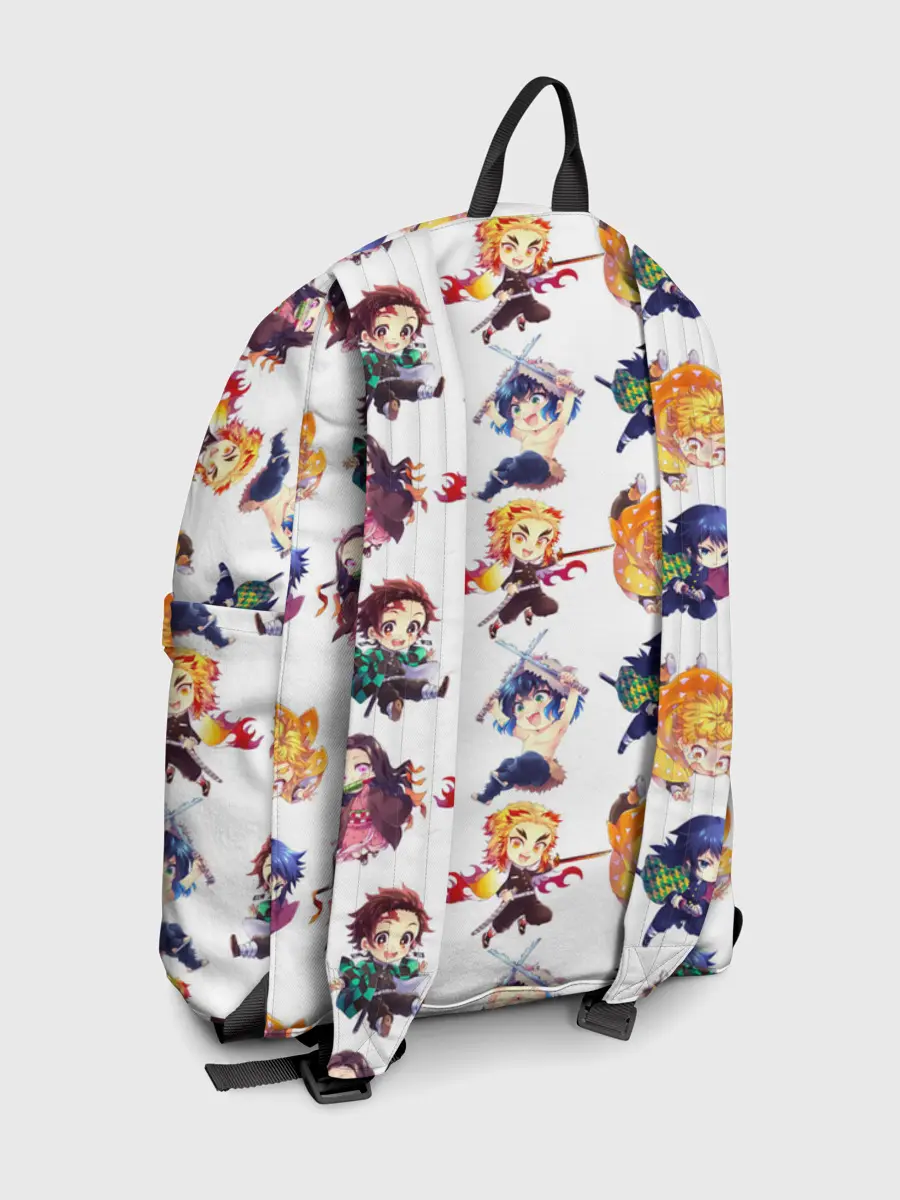 Рюкзак джинсовый / Персонажи Kimetsu no Yaiba