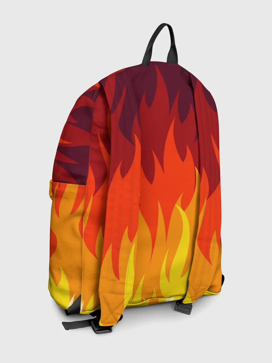 Рюкзак джинсовый / Меха скелет | Steampunk Fire