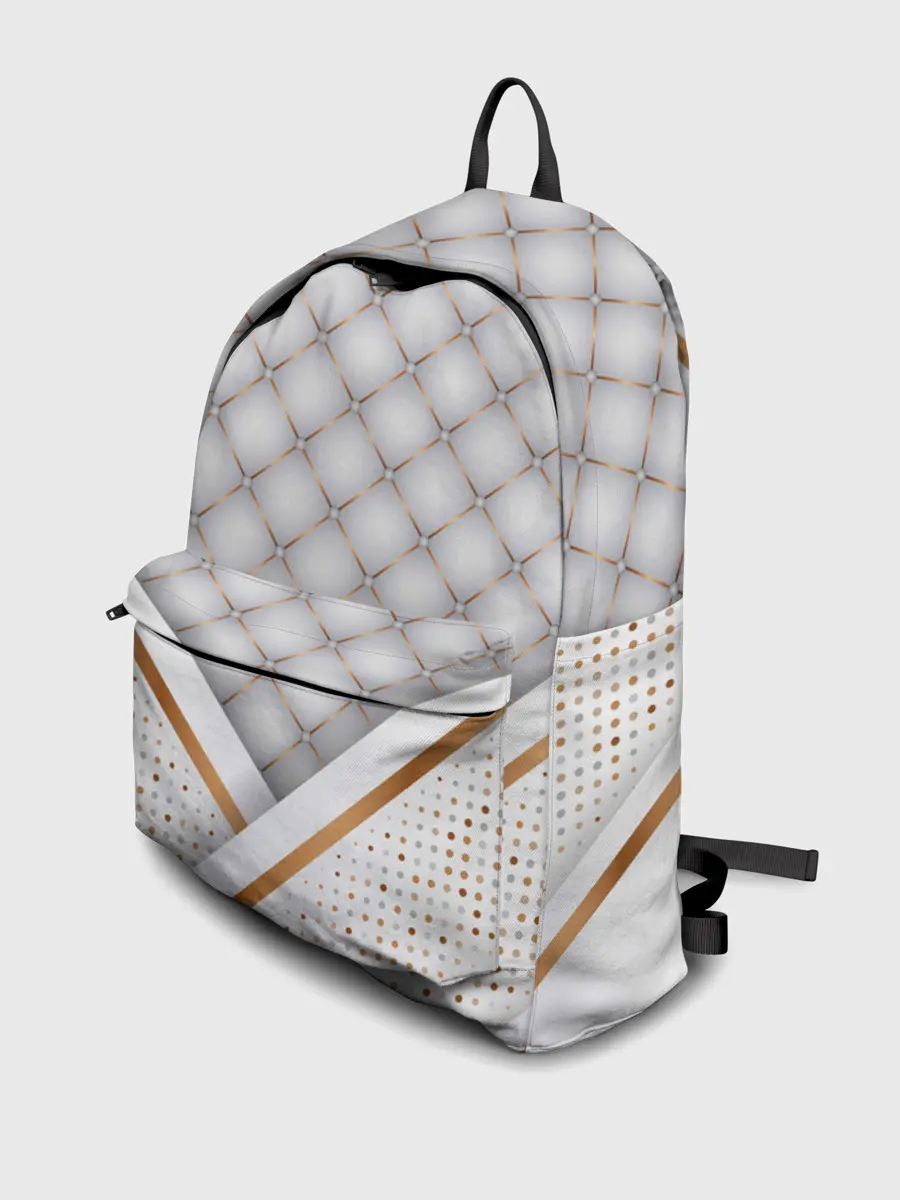 Рюкзак джинсовый / Luxury white & Gold