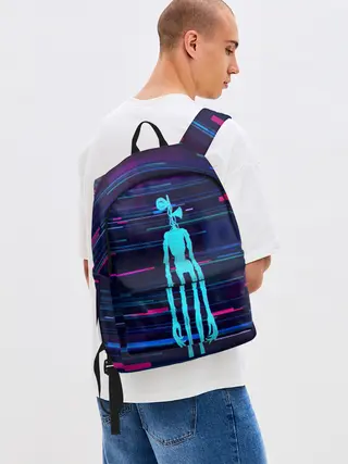 Рюкзак джинсовый / СИРЕНОГОЛОВЫЙ