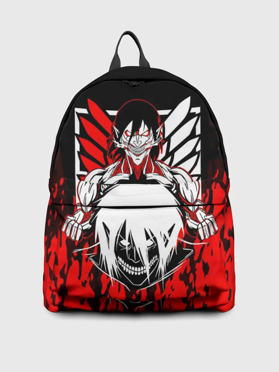 Рюкзак джинсовый / ЭРЕН ЙЕГЕР / EREN YEAGER