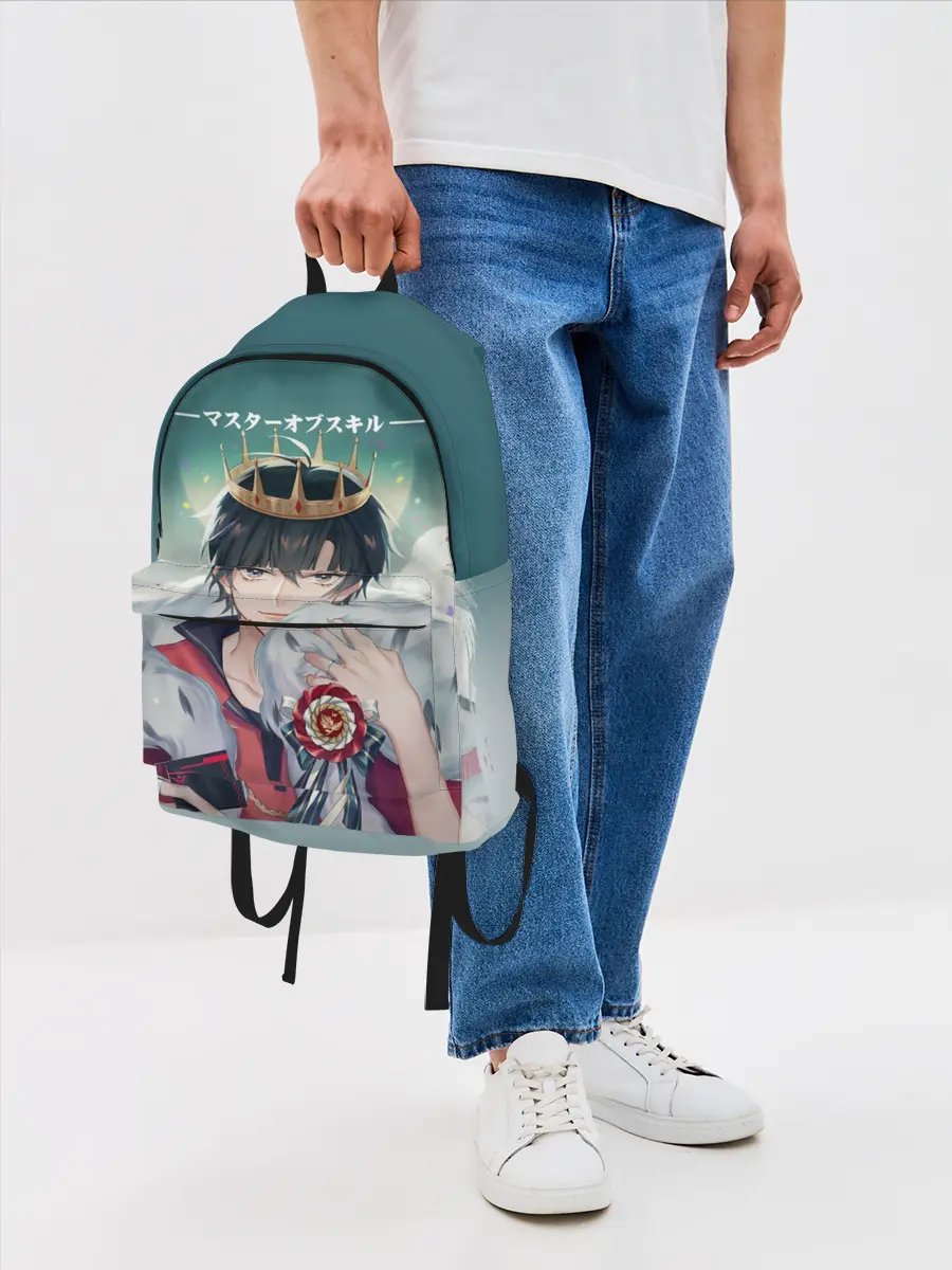 Рюкзак джинсовый / Аватар короля The King