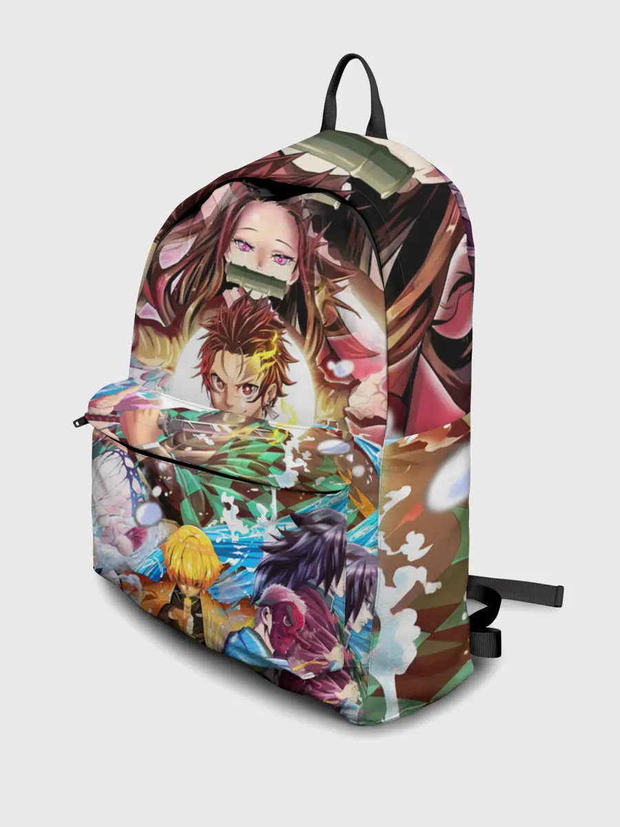 Рюкзак джинсовый / ТАНДЖИРО НЕЗУКО ЗЕНИЦУ / KNY