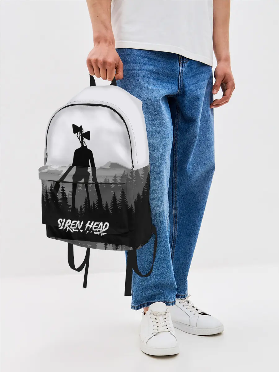 Рюкзак джинсовый / SIREN HEAD | DARK FOREST