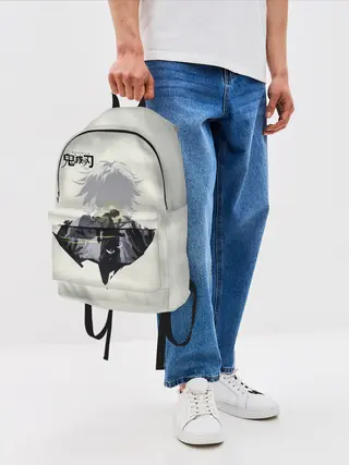 Рюкзак джинсовый / Giyuu Tomiyoka Kimetsu no Yaib