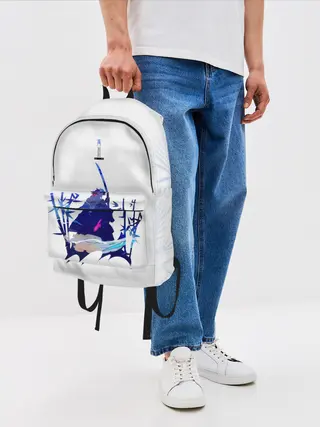 Рюкзак джинсовый / Истребитель демонов : Kimetsu no Yaiba