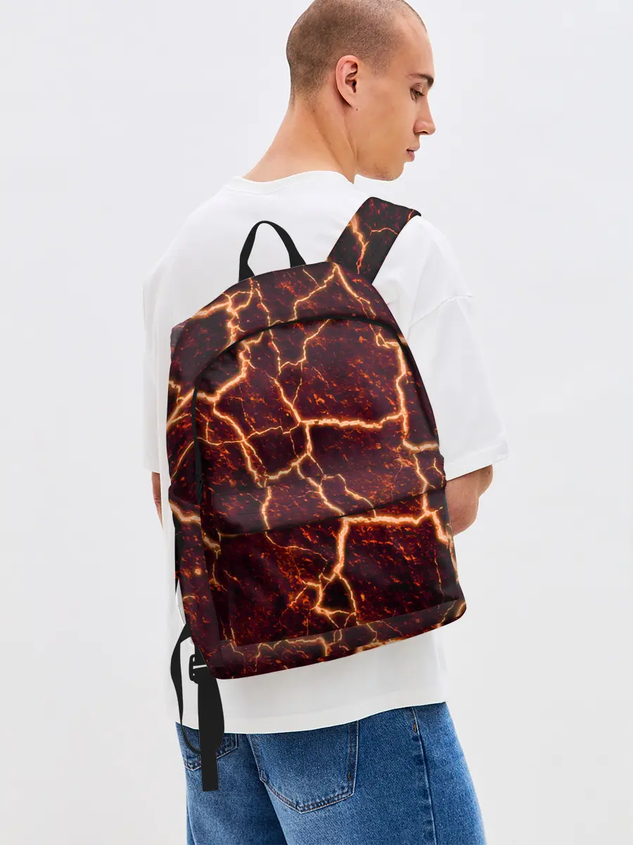 Рюкзак джинсовый / Лава