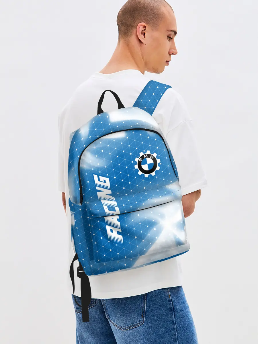 Рюкзак джинсовый / БМВ - Пламя