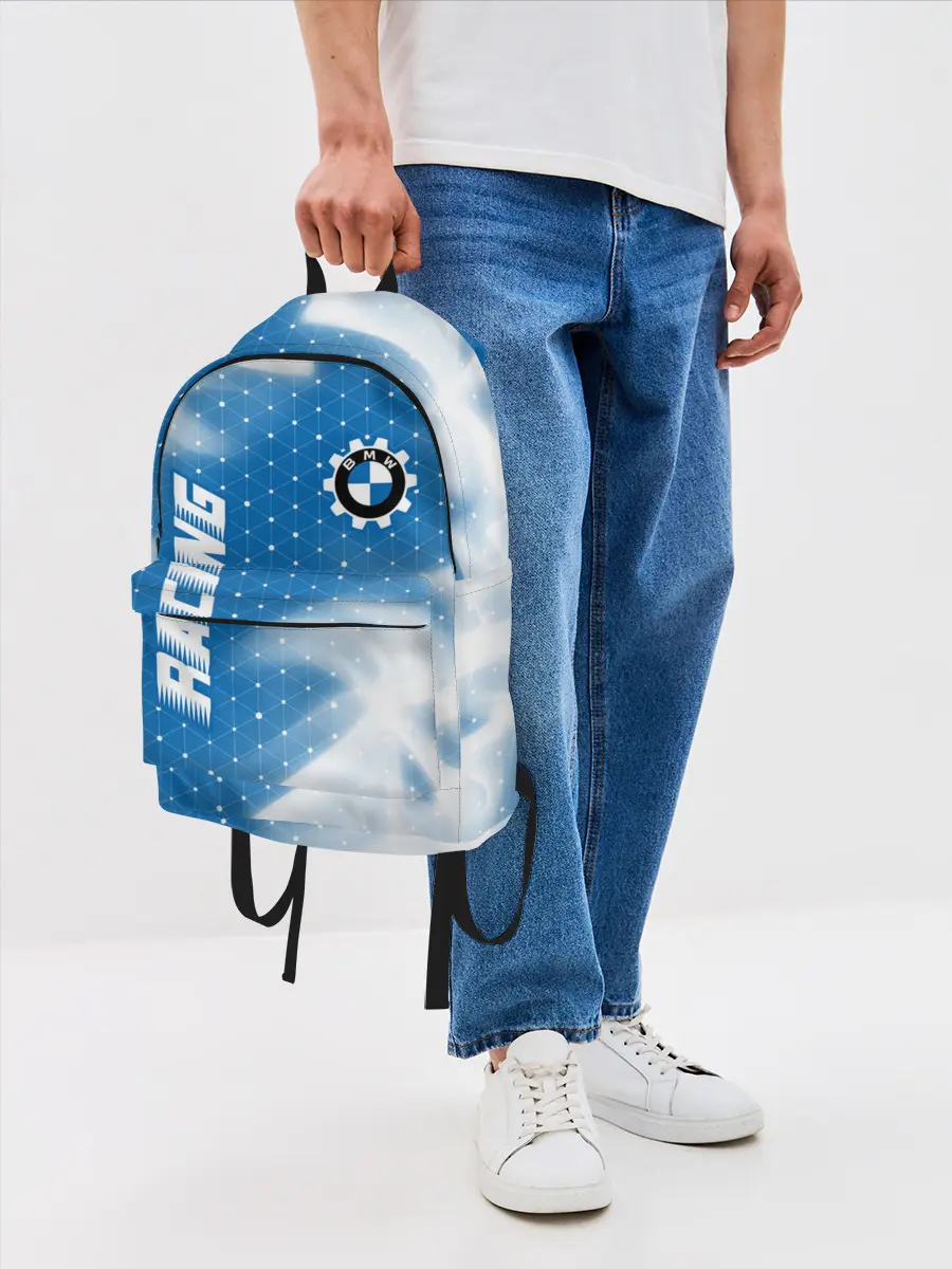 Рюкзак джинсовый / БМВ - Пламя