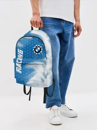 Рюкзак джинсовый / БМВ - Пламя