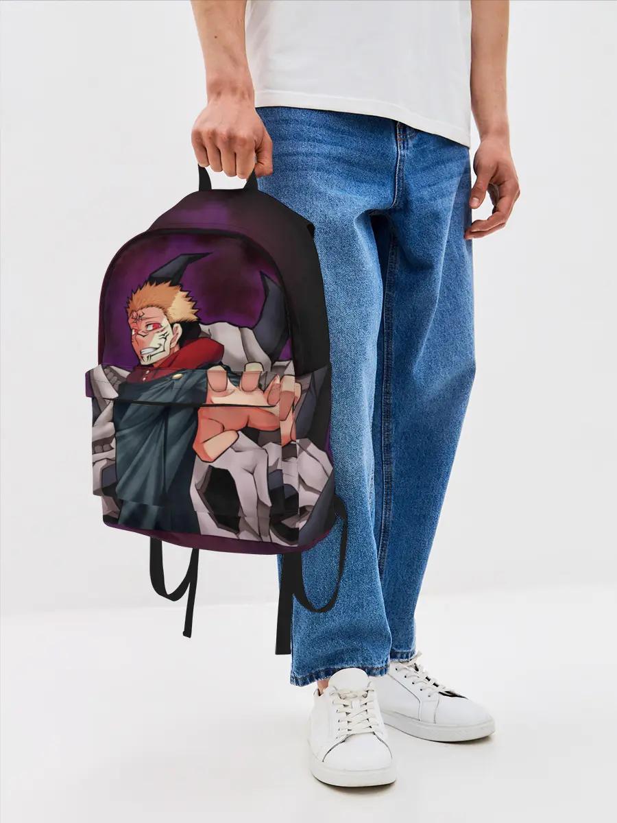 Рюкзак джинсовый / Магическая битва