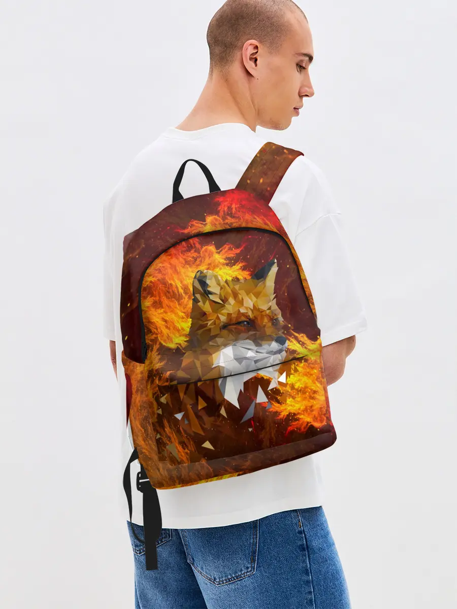 Рюкзак джинсовый / Огненный Лис