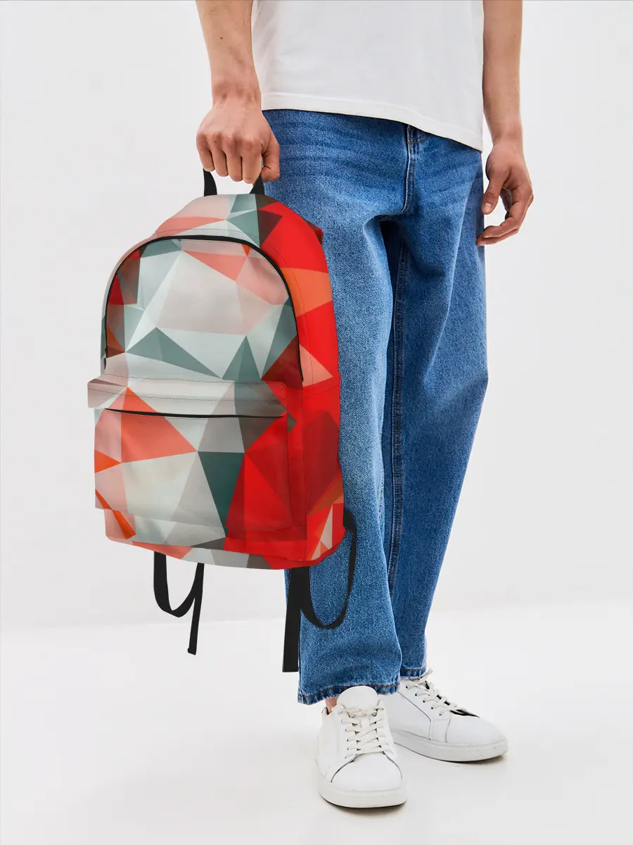 Рюкзак джинсовый / Абстракция-Геометрия