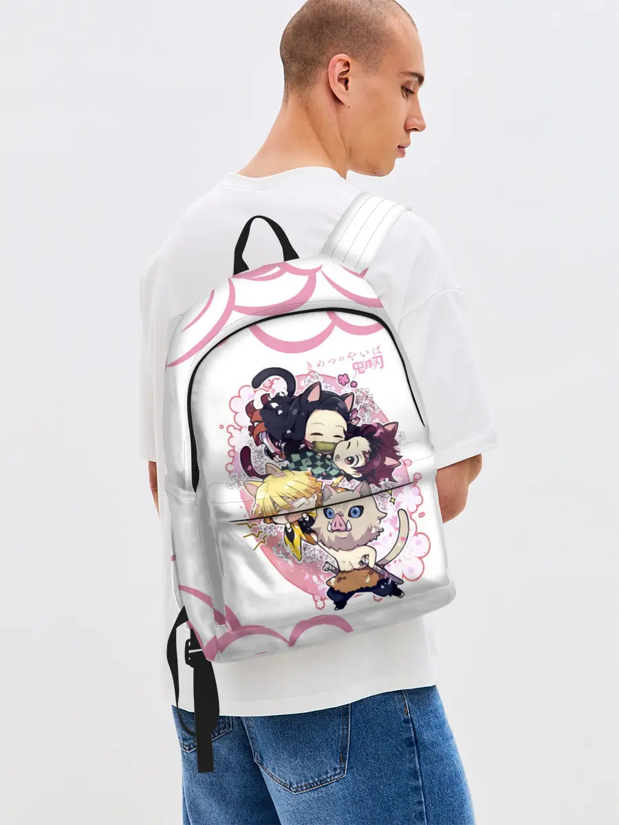 Рюкзак джинсовый / Клинок, рассекающий демонов ПЕРСОНАЖИ