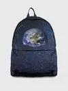 Рюкзак джинсовый / Земля в космосе