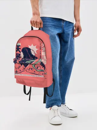 Рюкзак джинсовый / Anime Daidarabotchi Yokai