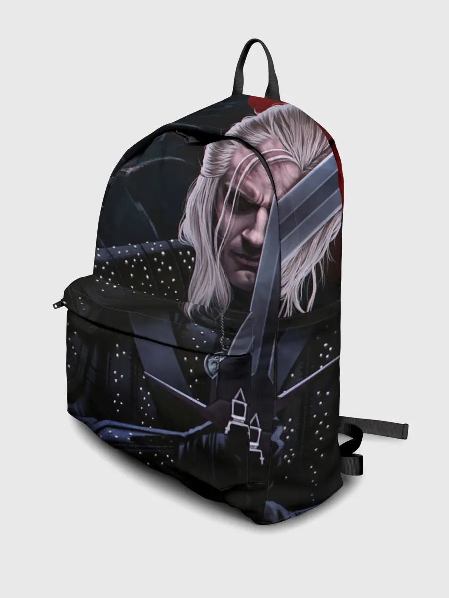 Рюкзак джинсовый / Ведьмак Геральт