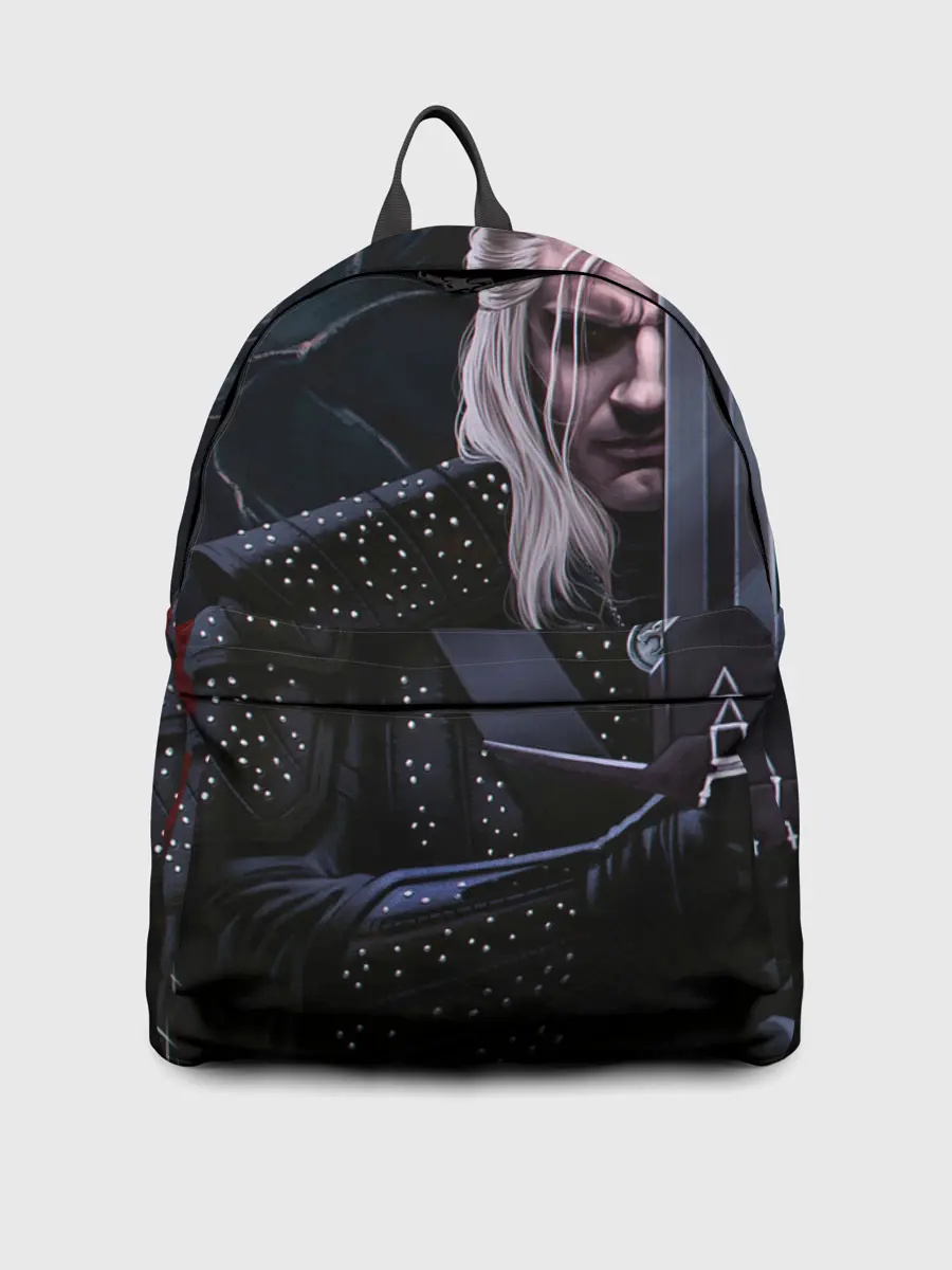 Рюкзак джинсовый / Ведьмак Геральт