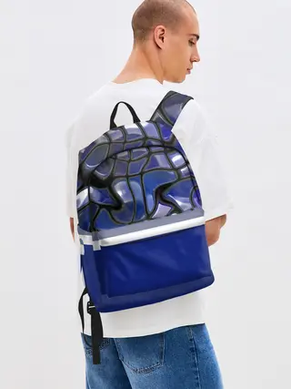 Рюкзак джинсовый / Мозаика