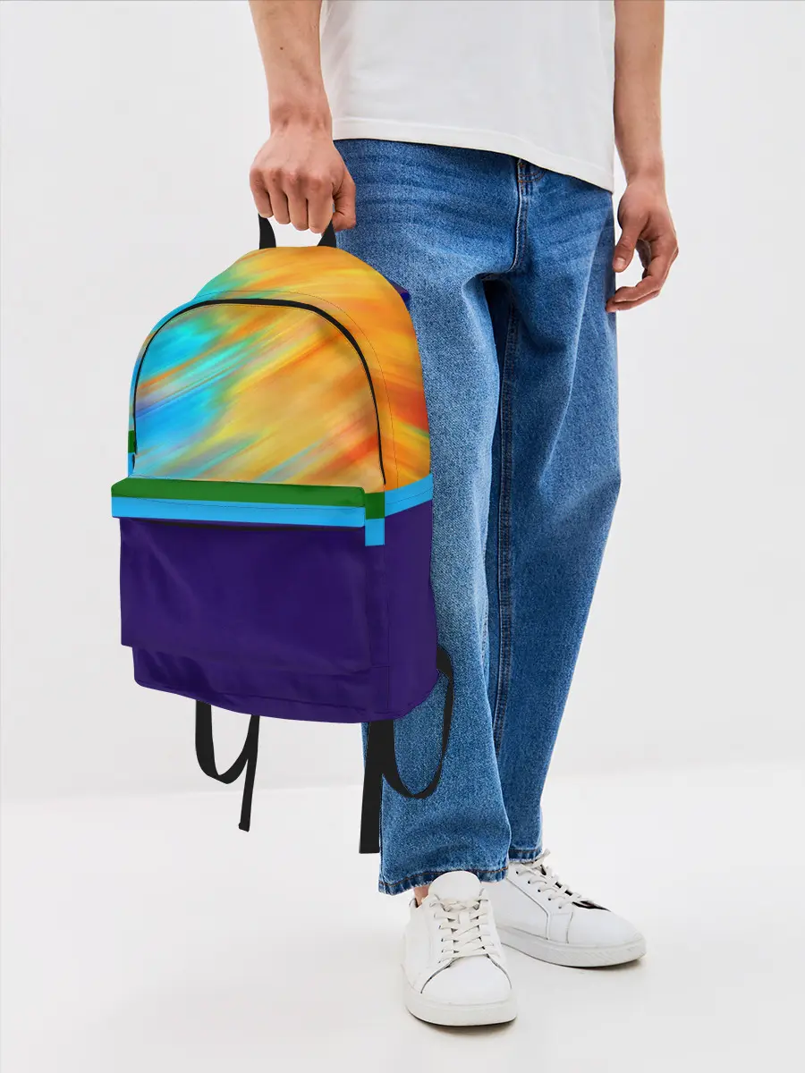 Рюкзак джинсовый / Размытие
