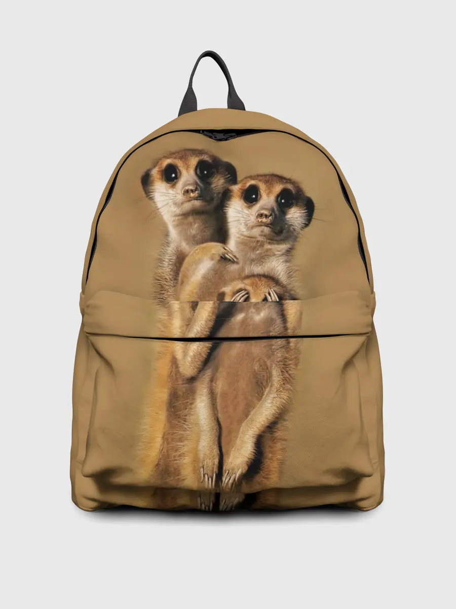 Рюкзак джинсовый / Сурикаты