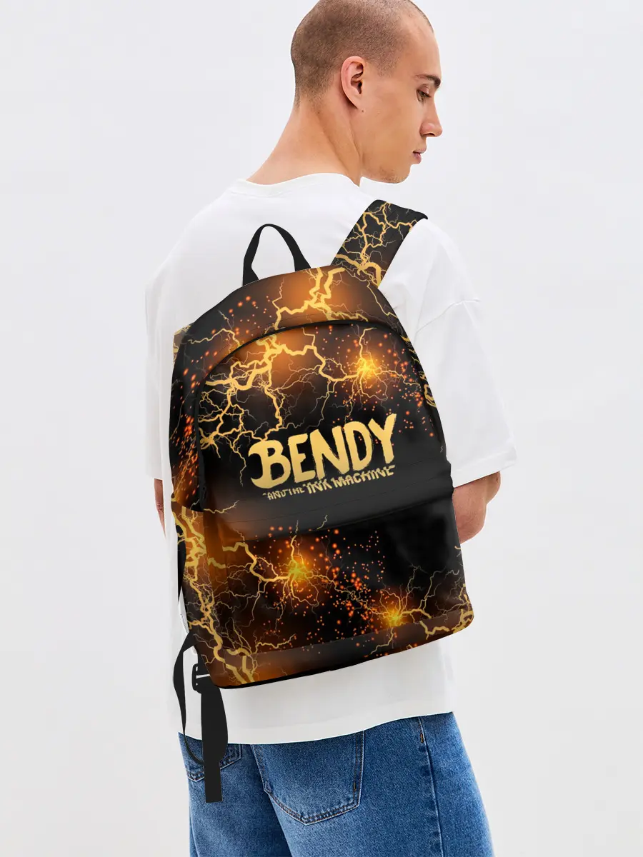 Рюкзак джинсовый / BENDY LOGO